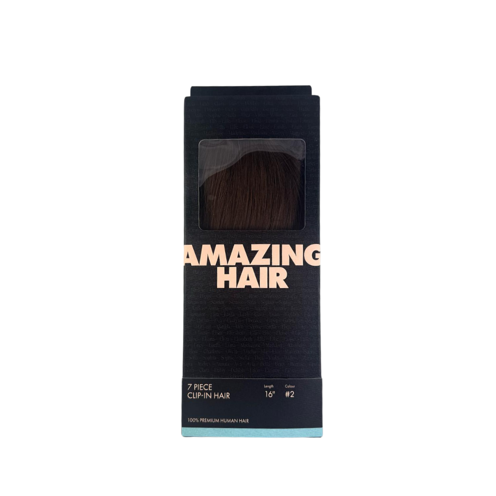 Amazing Hair 16" 7 Piece Clip-In Hair Extensions
