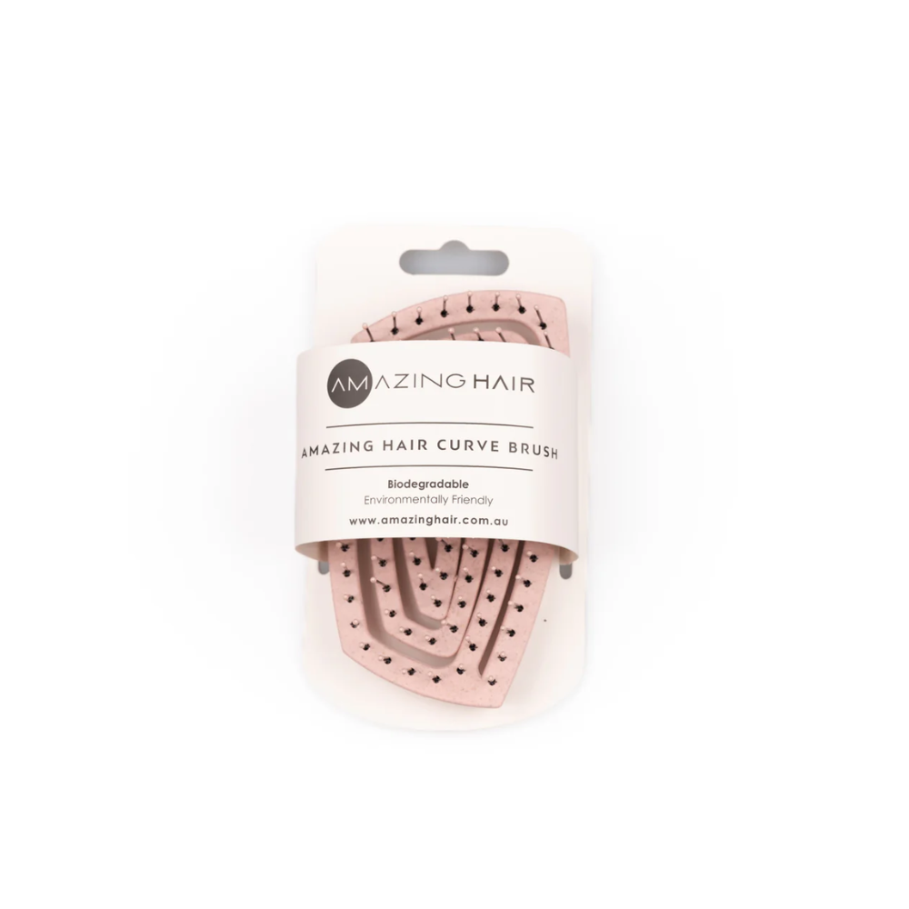 Amazing Hair Curve Brush - Pocket-Sized Glamour, Planet-Friendly Detangling