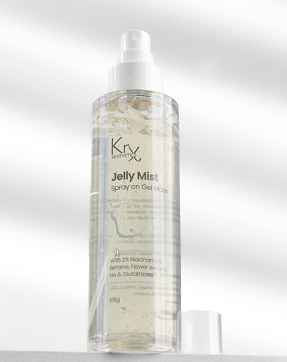 KRX Jelly Mist Spray on Mask